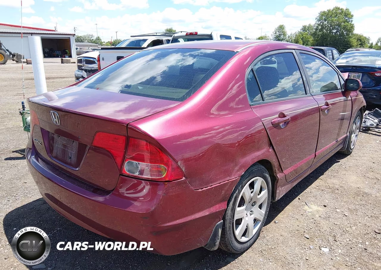 2008 Honda Civic Lx VIN:1HGFA165X8L108587 - 4