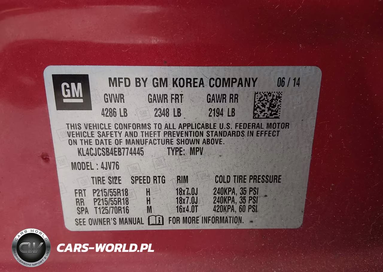 2014 Buick Encore Leather VIN:KL4CJCSB4EB774445 - 9