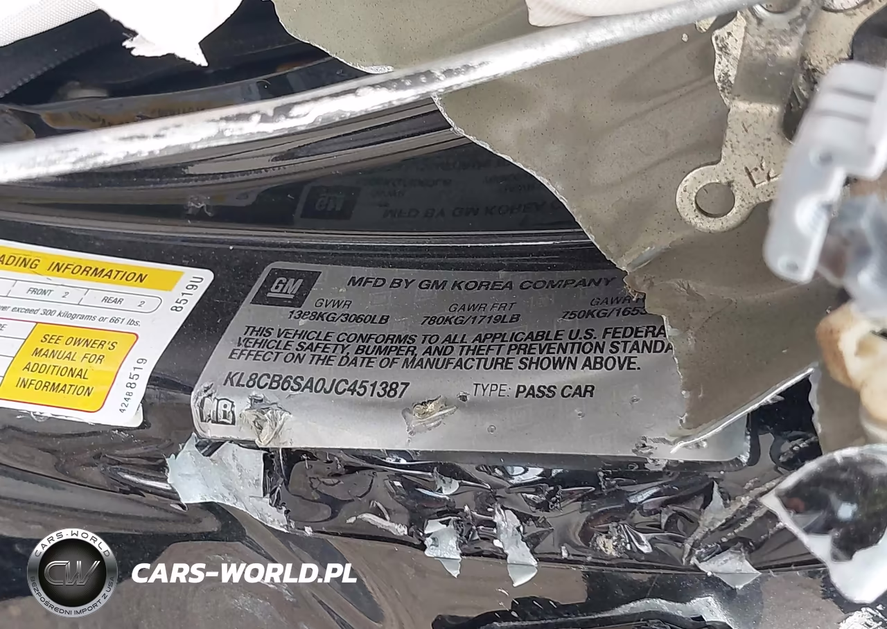 2018 Chevrolet Spark Ls Cvt VIN:KL8CB6SA0JC451387 - 9