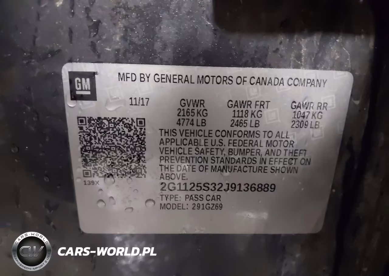 2018 Chevrolet Impala 2Lz VIN:2G1125S32J9136889 - 9