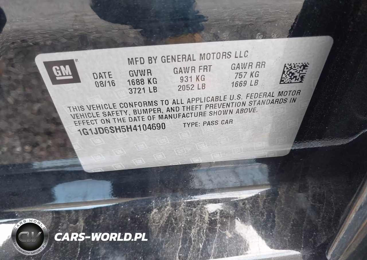 2017 Chevrolet Sonic Lt Auto VIN:1G1JD6SH5H4104690 - 9