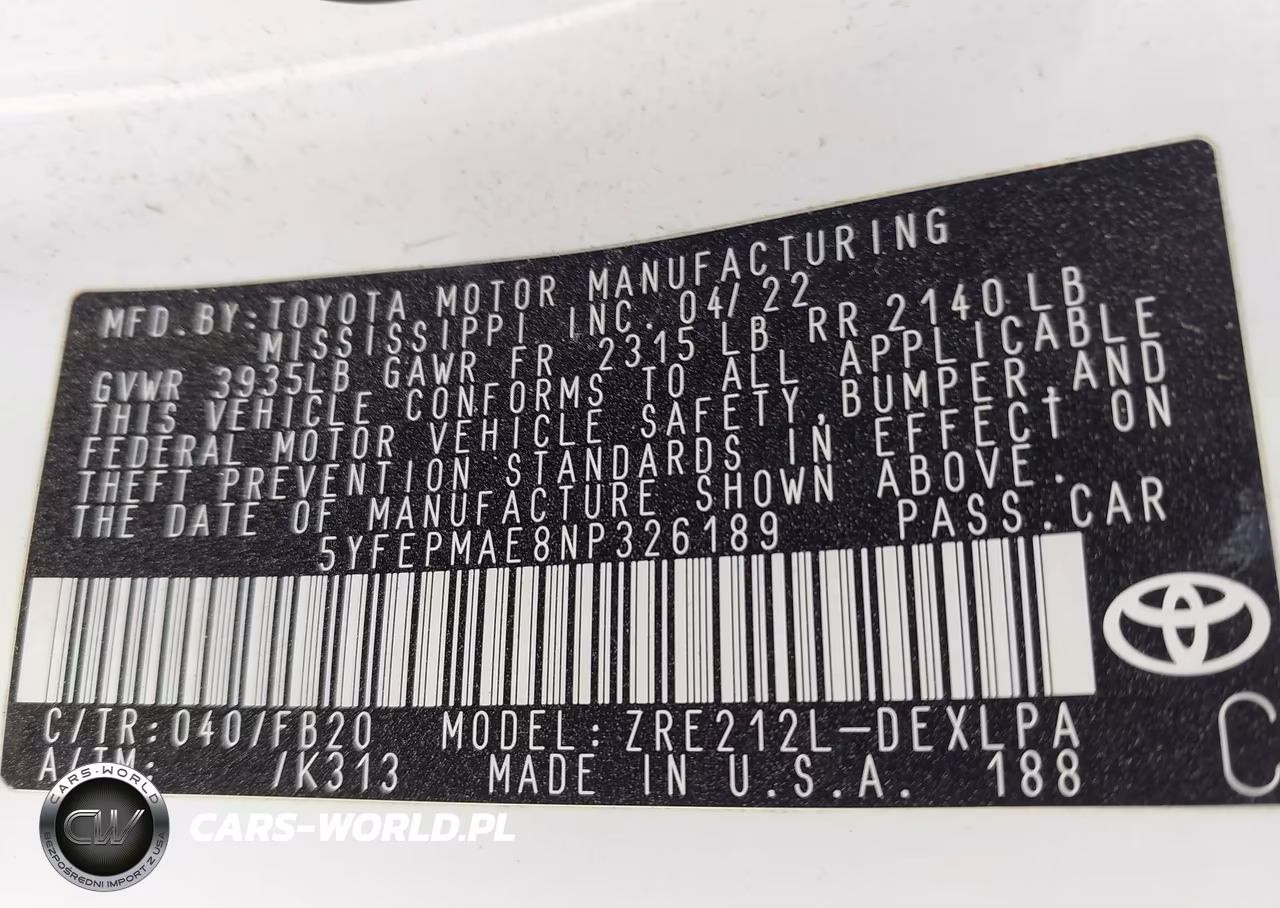 2022 Toyota Corolla Le VIN:5YFEPMAE8NP326189 - 9