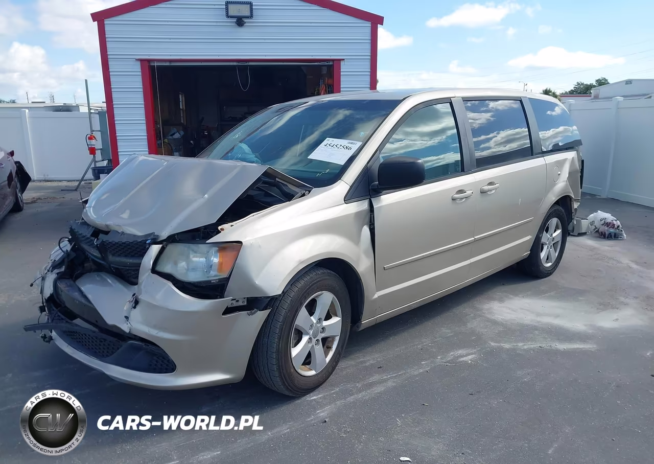 2013 Dodge Grand Caravan Se VIN:2C4RDGBG7DR585248 - 2