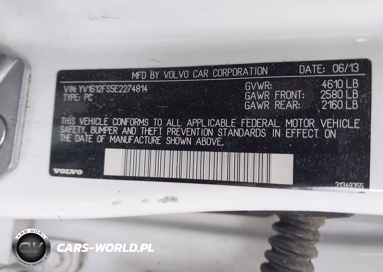 2014 Volvo S60 T5 VIN:YV1612FS5E2274814 - 9