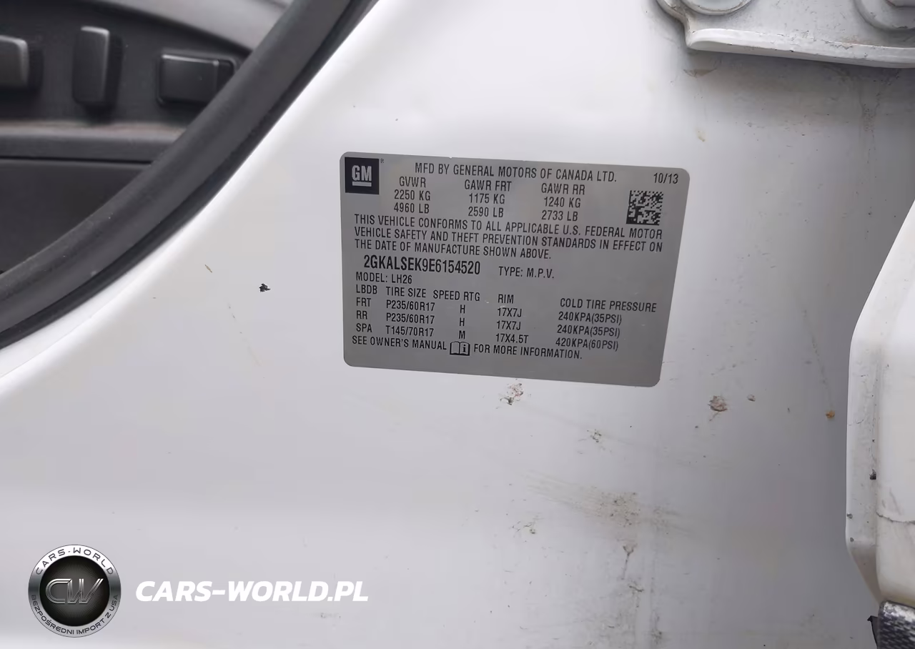 2014 GMC Terrain Slt-1 VIN:2GKALSEK9E6154520 - 9