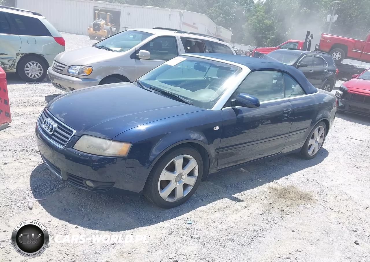 2003 Audi A4 3.0 VIN:WAUAT48HX3K010909 - 2