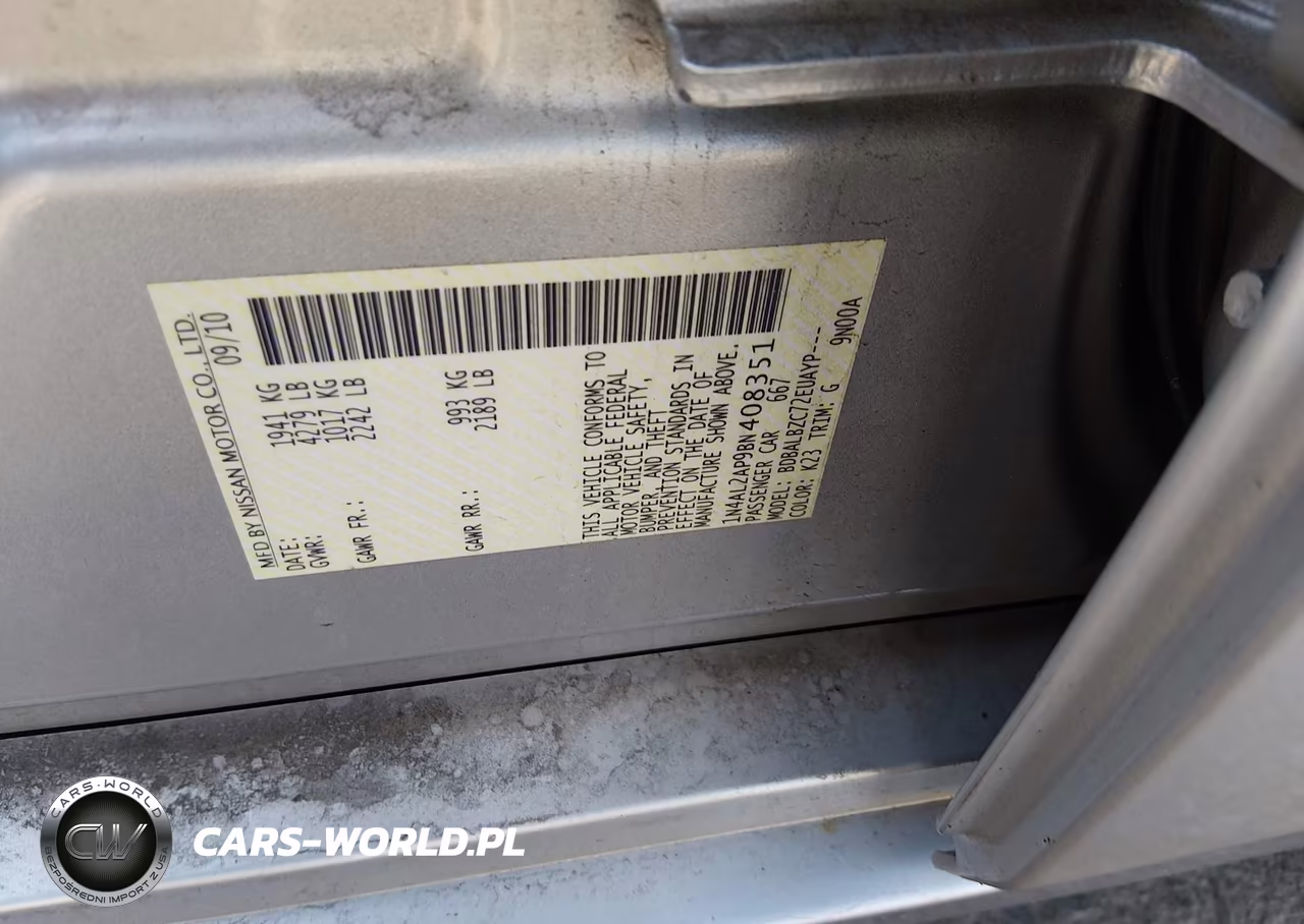 2011 Nissan Altima 2.5 S VIN:1N4AL2AP9BN408351 - 9