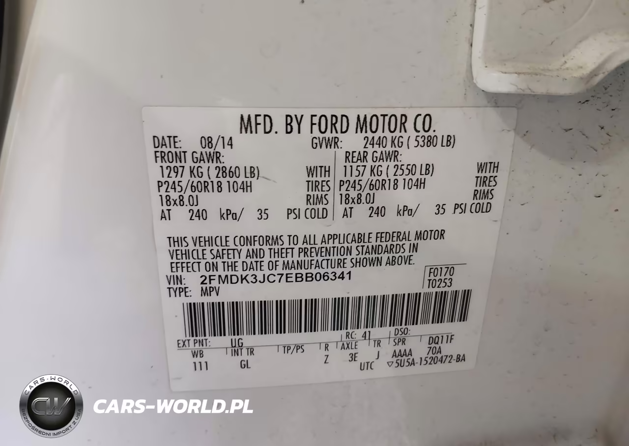 2014 Ford Edge Sel VIN:2FMDK3JC7EBB06341 - 9