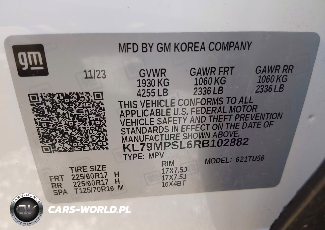2024 Chevrolet Trailblazer Fwd Lt VIN:KL79MPSL6RB102882 - 9