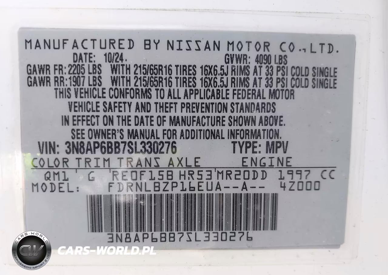 2025 Nissan Kicks S Intelligent Awd VIN:3N8AP6BB7SL330276 - 9
