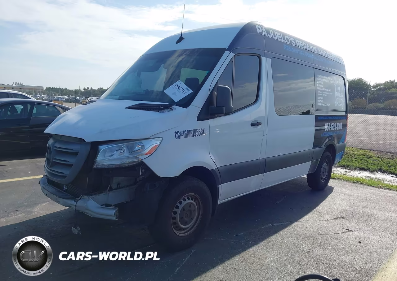 2019 Mercedes-Benz Sprinter 2500 High Roof I4 VIN:WD4PF0ED5KT004187 - 2