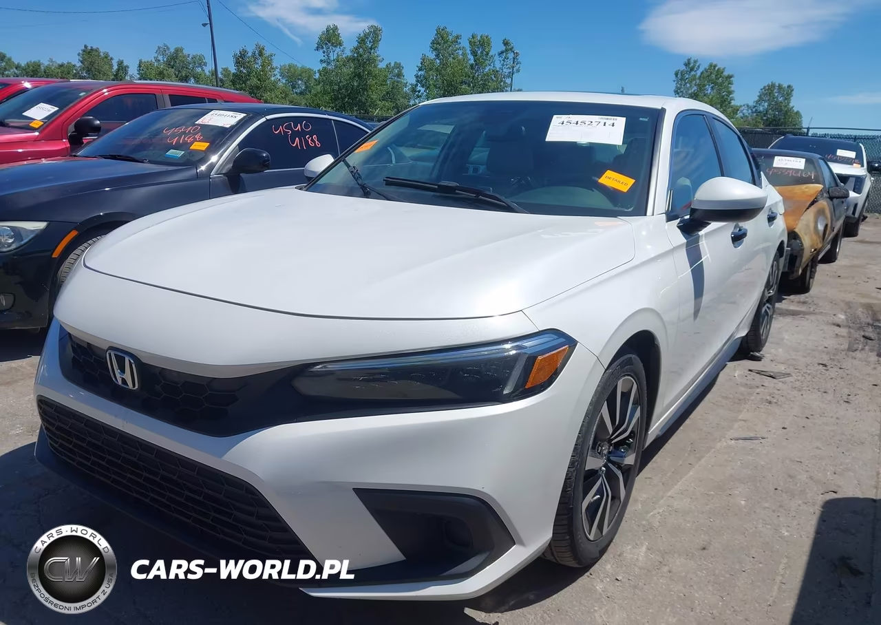 2022 Honda Civic Ex-L VIN:19XFL1H71NE010589 - 2