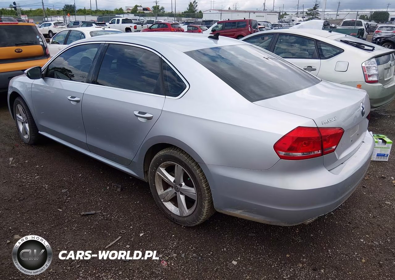 2012 Volkswagen Passat 2.0L Tdi Se VIN:1VWBN7A37CC066332 - 3