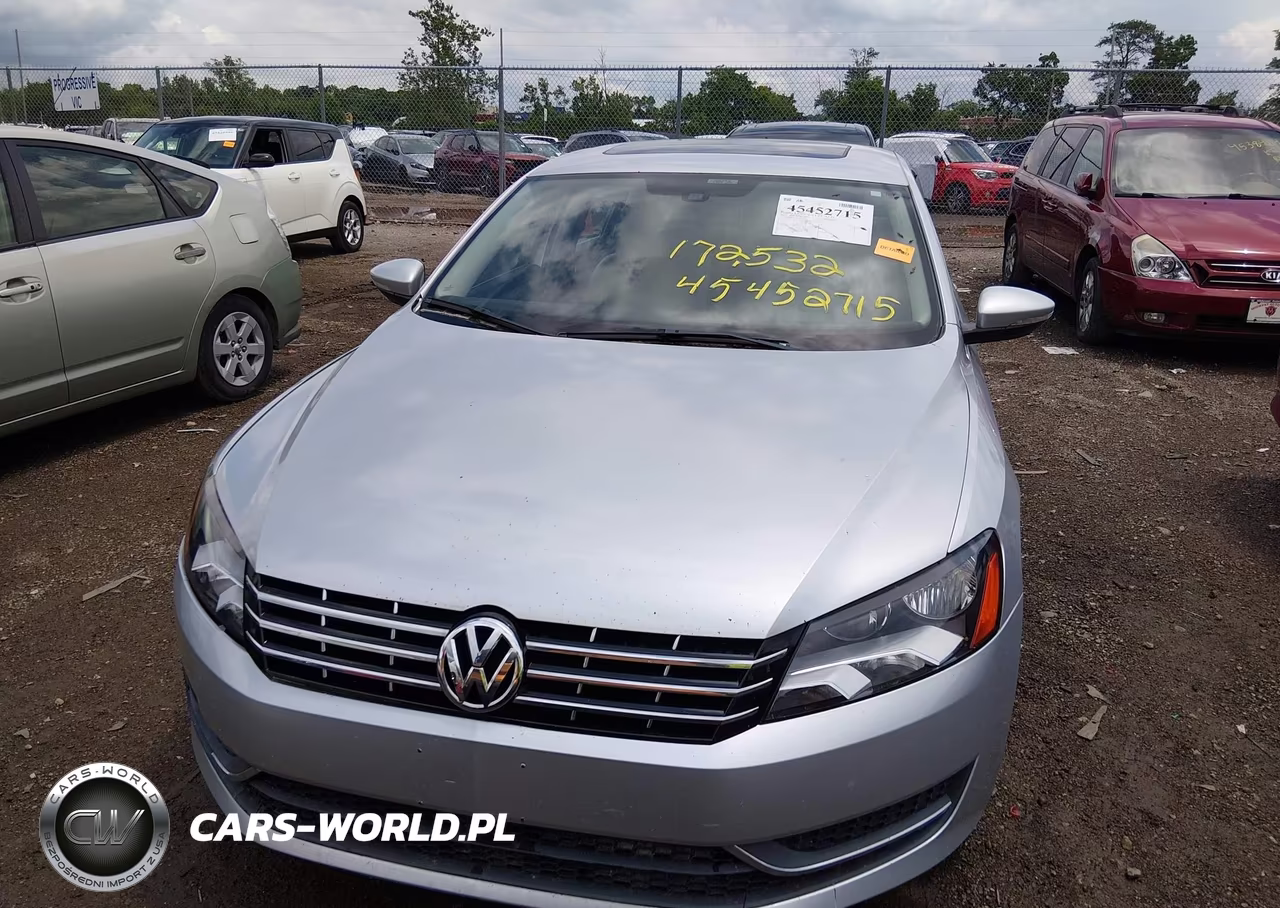 2012 Volkswagen Passat 2.0L Tdi Se VIN:1VWBN7A37CC066332 - 6