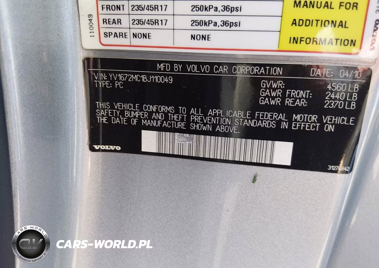 2011 Volvo C70 T5 (Retail Only) VIN:YV1672MC1BJ110049 - 9