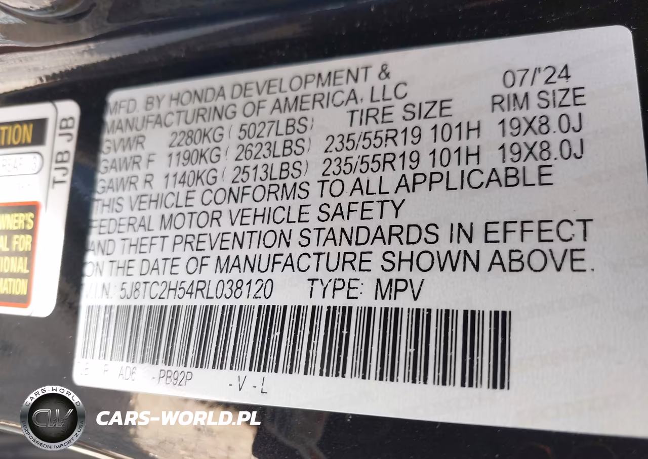 2024 Acura Rdx Technology Package VIN:5J8TC2H54RL038120 - 9