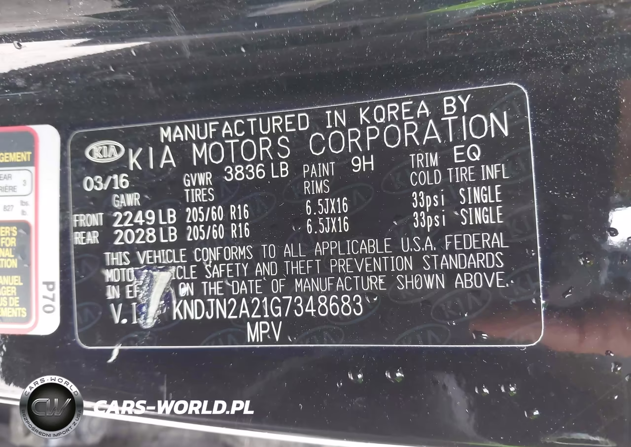 2016 Kia Soul VIN:KNDJN2A21G7348683 - 9