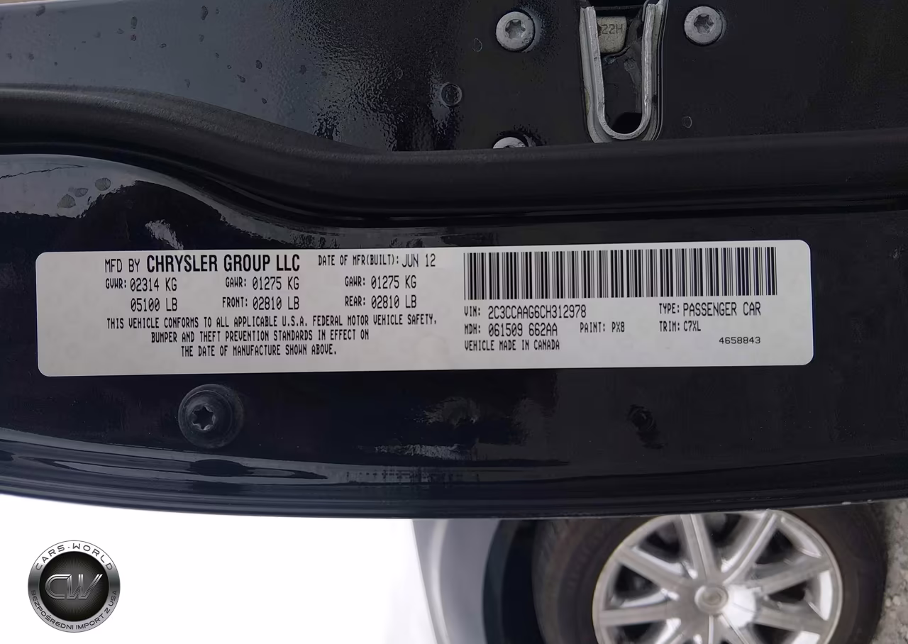 2012 Chrysler 300 VIN:2C3CCAAG6CH312978 - 9