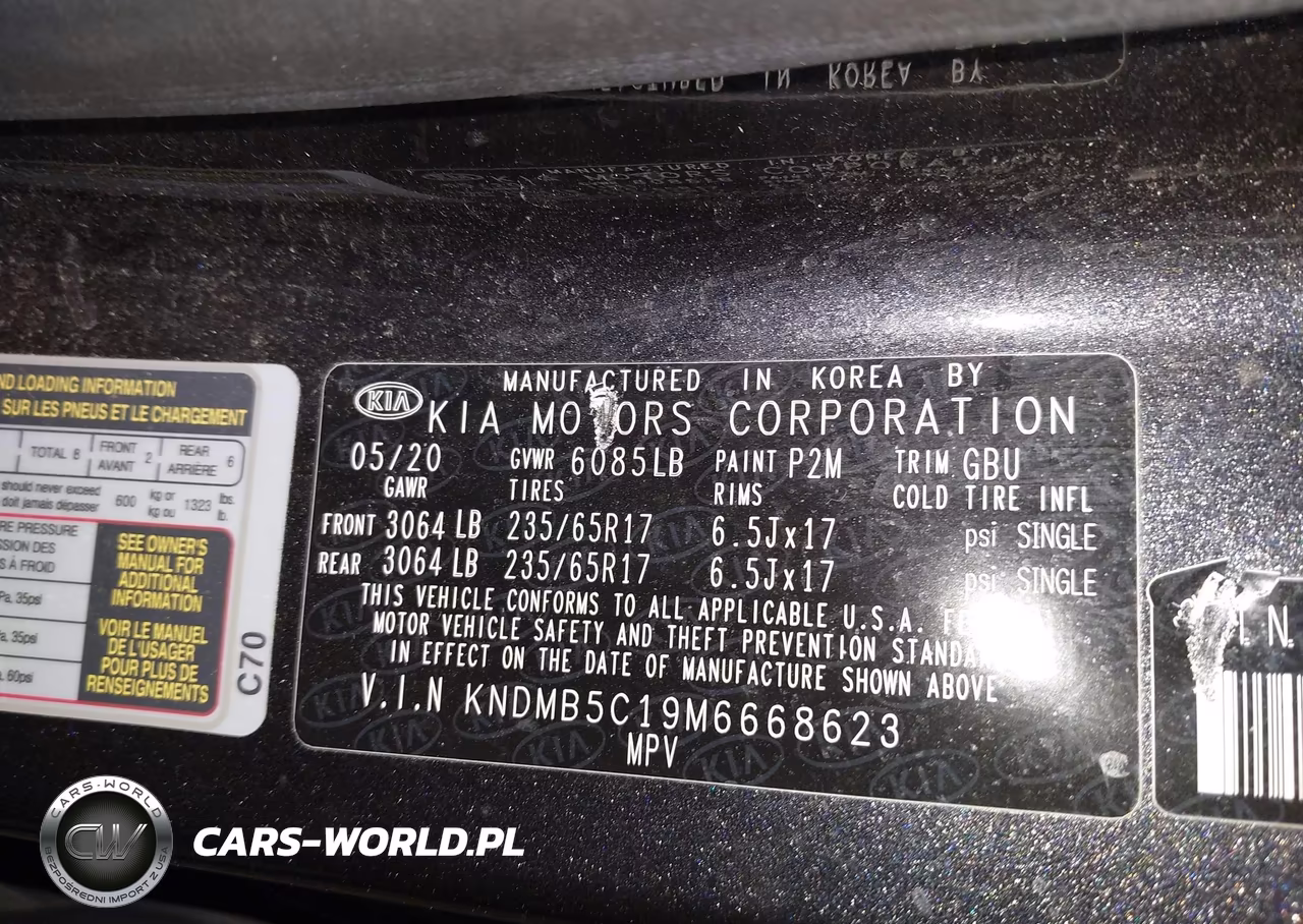 2021 Kia Sedona Lx VIN:KNDMB5C19M6668623 - 9