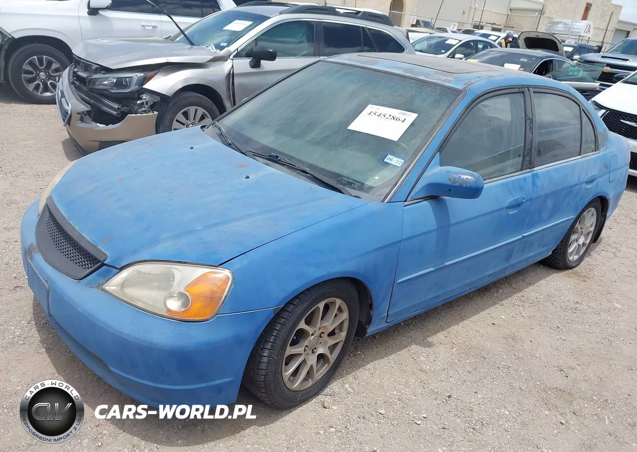 2001 Honda Civic Ex VIN:1HGES25751L075733 - 2
