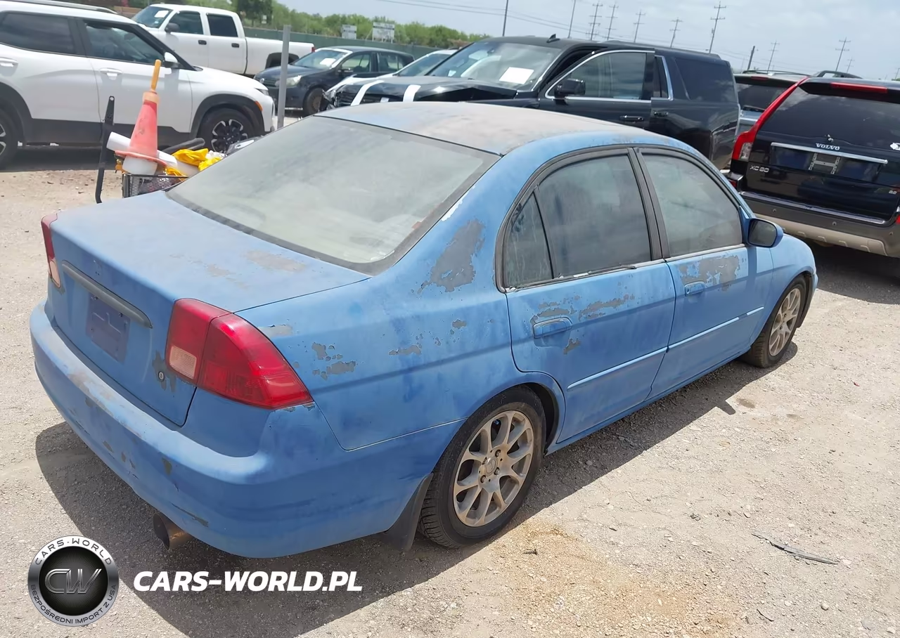 2001 Honda Civic Ex VIN:1HGES25751L075733 - 4