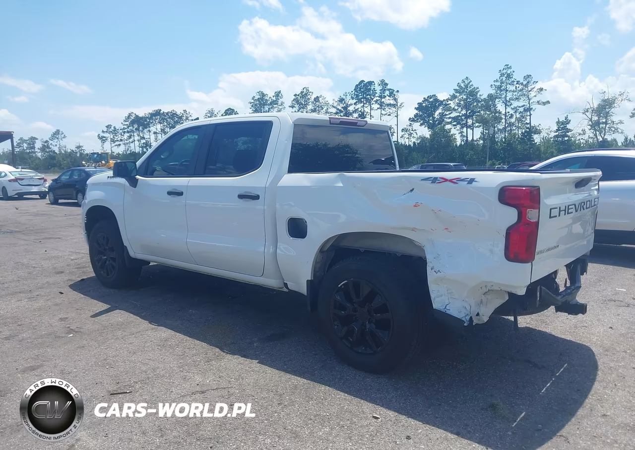 2022 Chevrolet Silverado 1500 4Wd Short Bed Custom VIN:1GCPDBEK4NZ630079 - 3