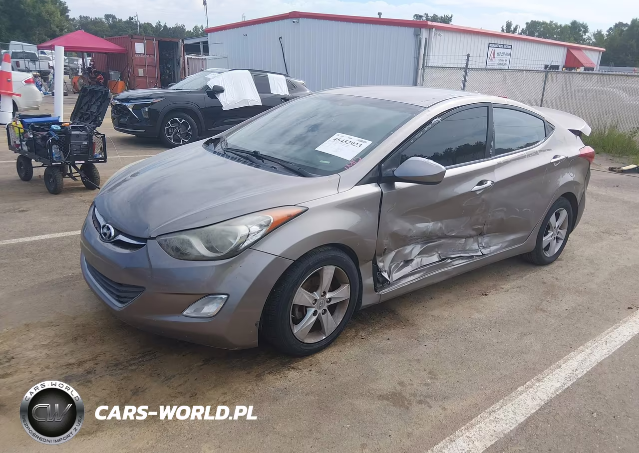 2013 Hyundai Elantra Gls VIN:5NPDH4AE6DH437067 - 2