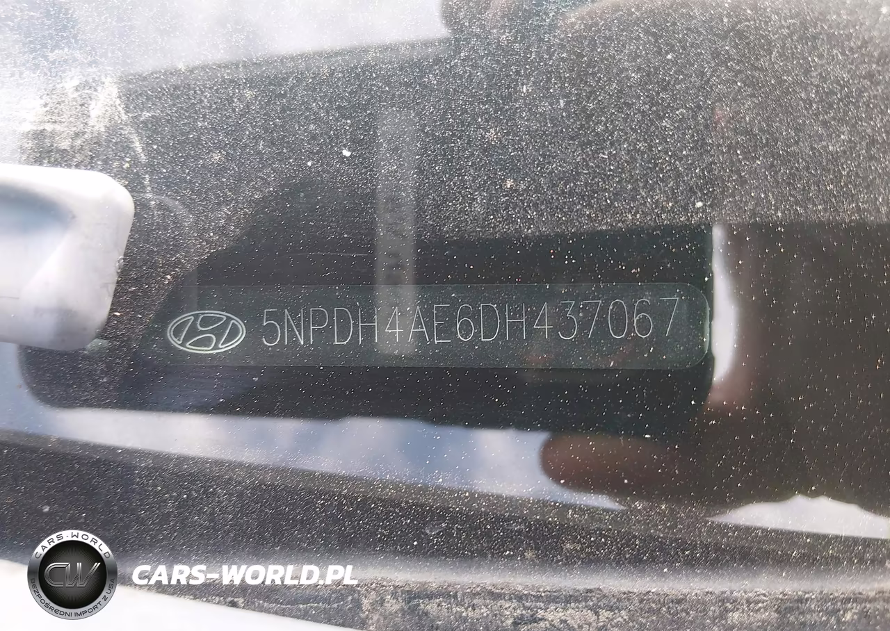 2013 Hyundai Elantra Gls VIN:5NPDH4AE6DH437067 - 9