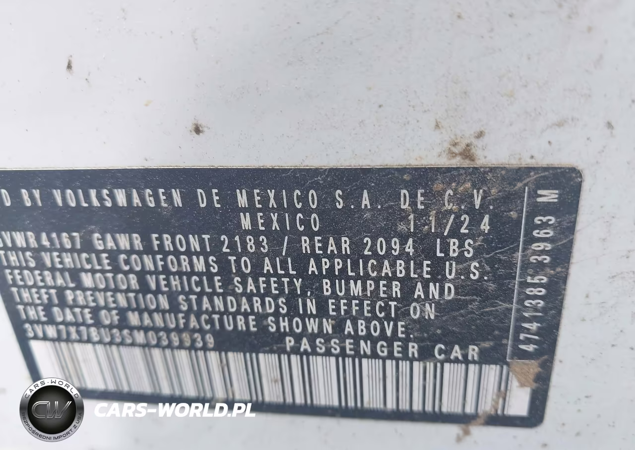 2025 Volkswagen Jetta 1.5T Se VIN:3VW7X7BU3SM039939 - 9