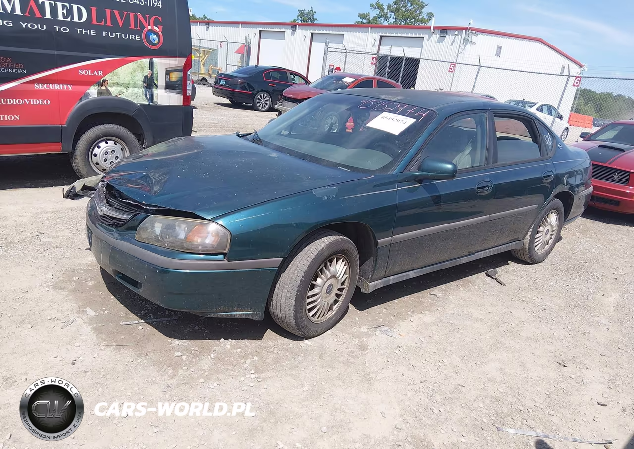 2001 Chevrolet Impala VIN:2G1WF55E619205283 - 2