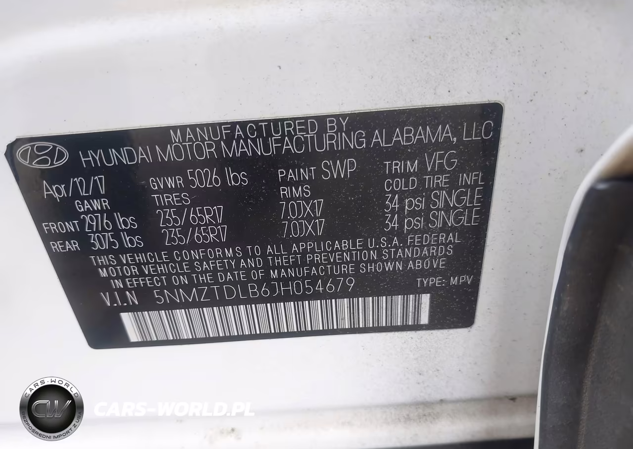 2018 Hyundai Santa Fe Sport 2.4L VIN:5NMZTDLB6JH054679 - 9