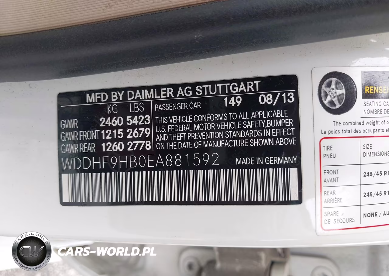 2014 Mercedes-Benz E 250 Bluetec 4Matic VIN:WDDHF9HB0EA881592 - 9