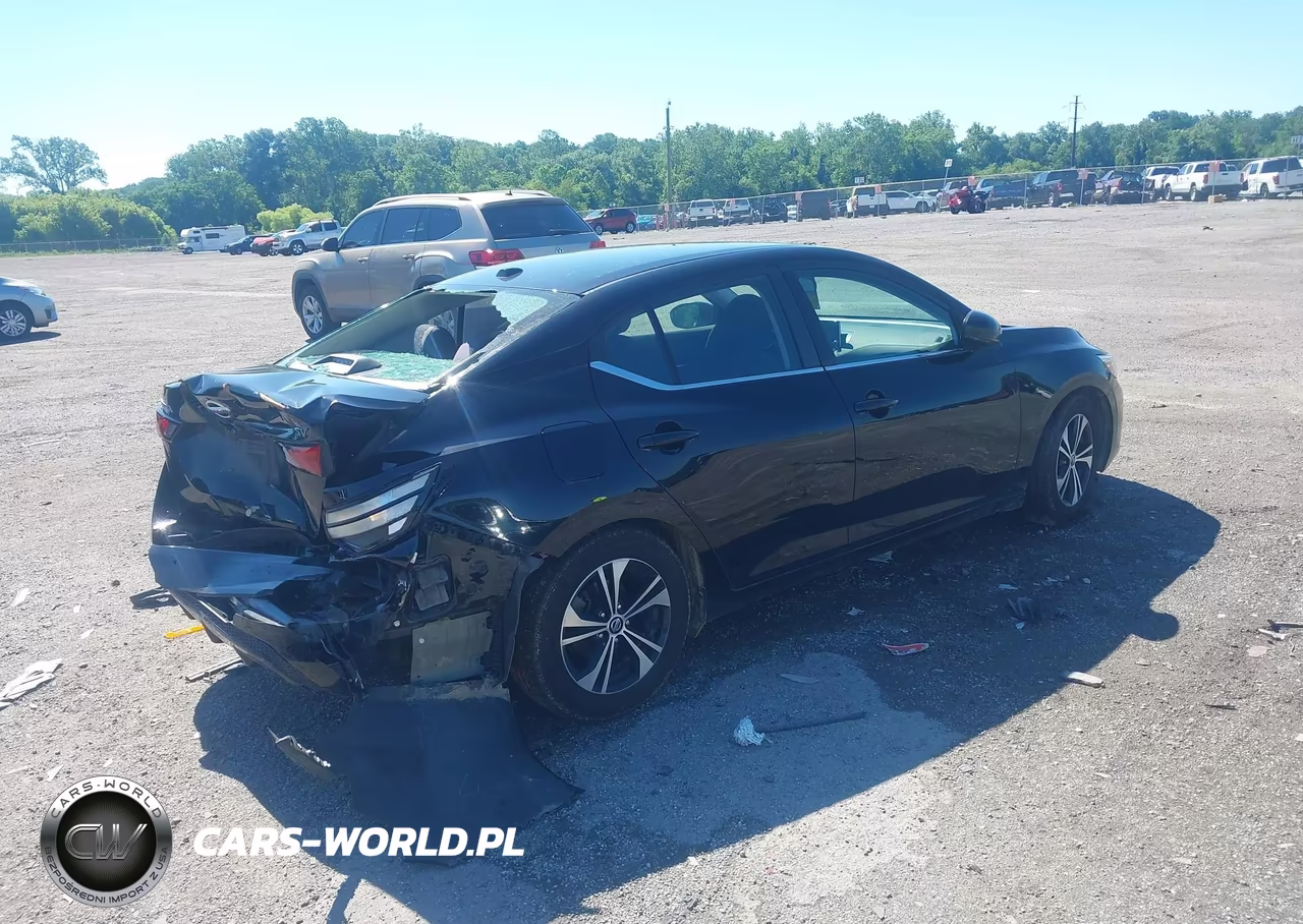 2020 Nissan Sentra Sv Xtronic Cvt VIN:3N1AB8CV0LY254776 - 4
