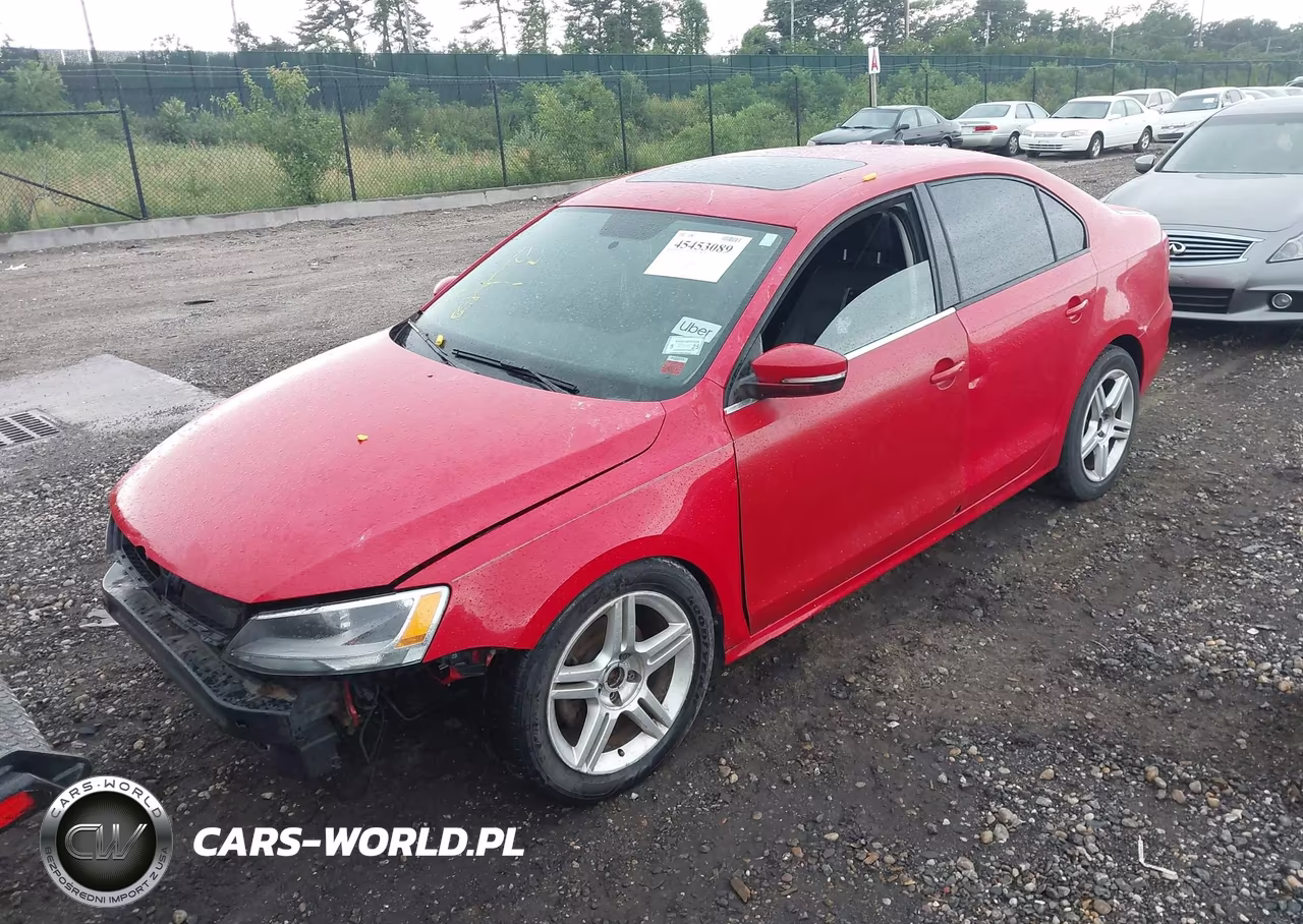 2012 Volkswagen Jetta 2.5L Se VIN:3VWDP7AJ1CM342827 - 2