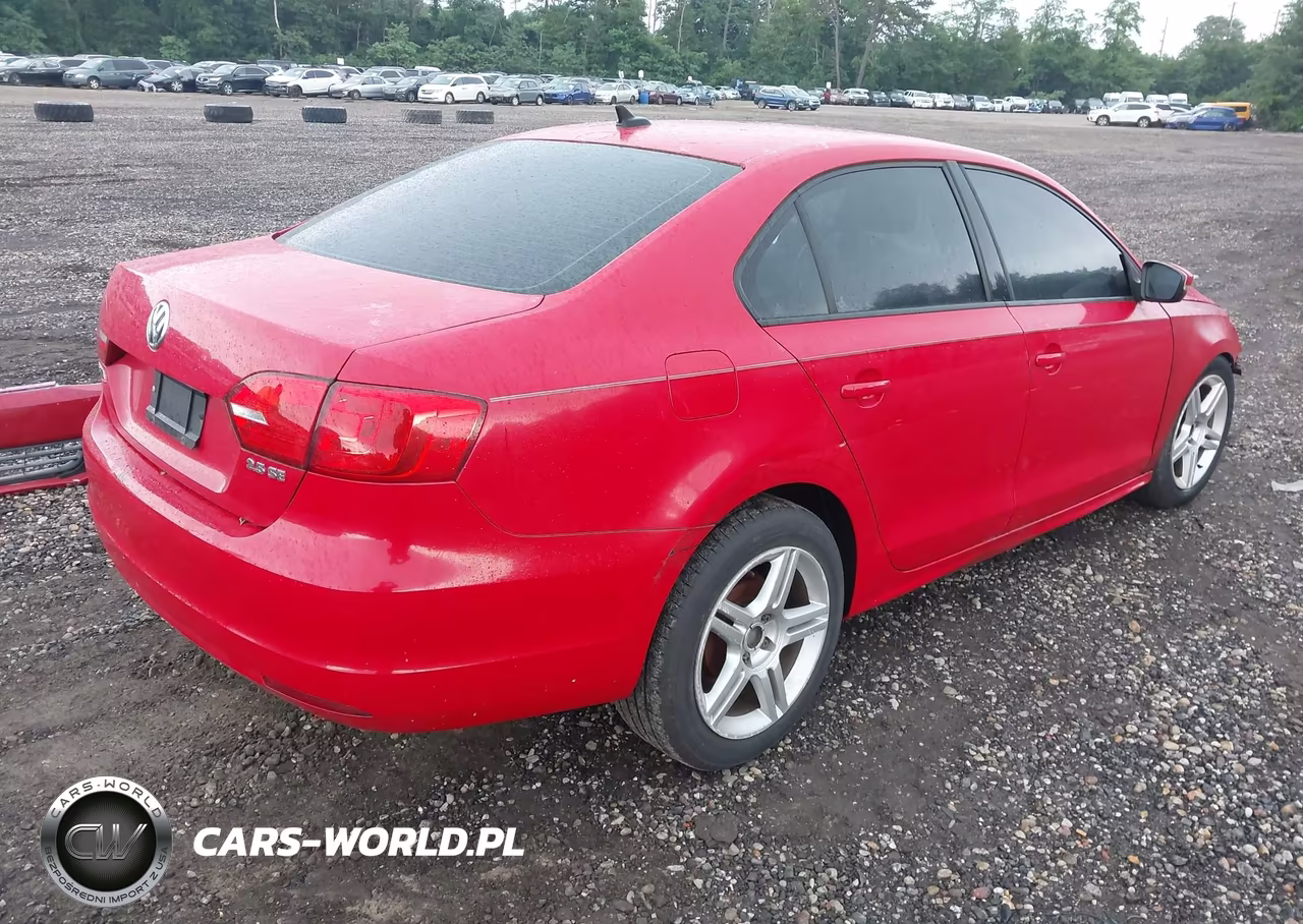 2012 Volkswagen Jetta 2.5L Se VIN:3VWDP7AJ1CM342827 - 4