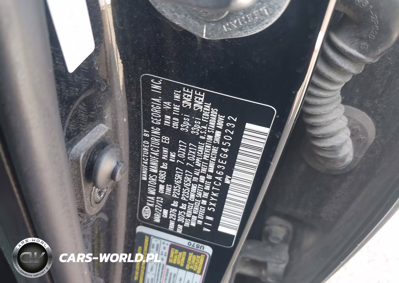 2014 Kia Sorento Lx VIN:5XYKTCA63EG450232 - 9