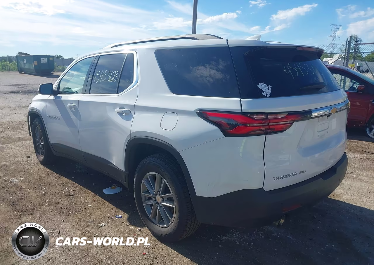 2022 Chevrolet Traverse Awd Lt Cloth VIN:1GNEVGKW5NJ102727 - 3