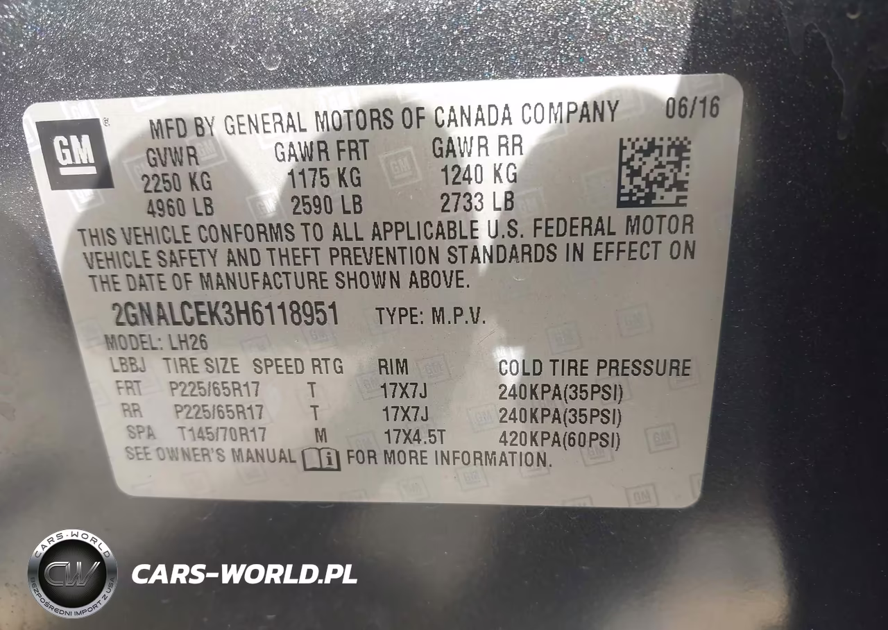 2017 Chevrolet Equinox Lt VIN:2GNALCEK3H6118951 - 9
