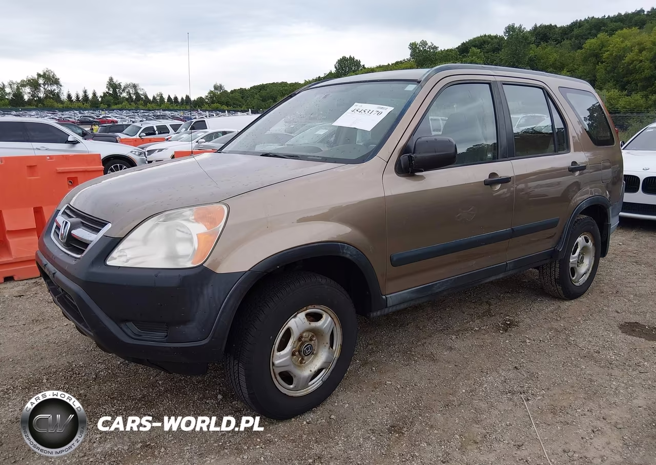 2002 Honda Cr-V Lx VIN:JHLRD78492C044255 - 2