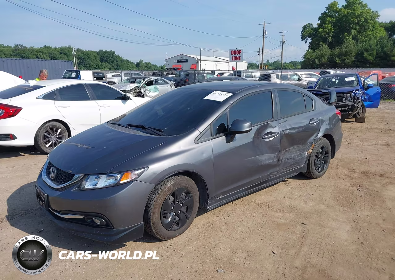 2013 Honda Civic Lx VIN:2HGFB2F58DH565571 - 2