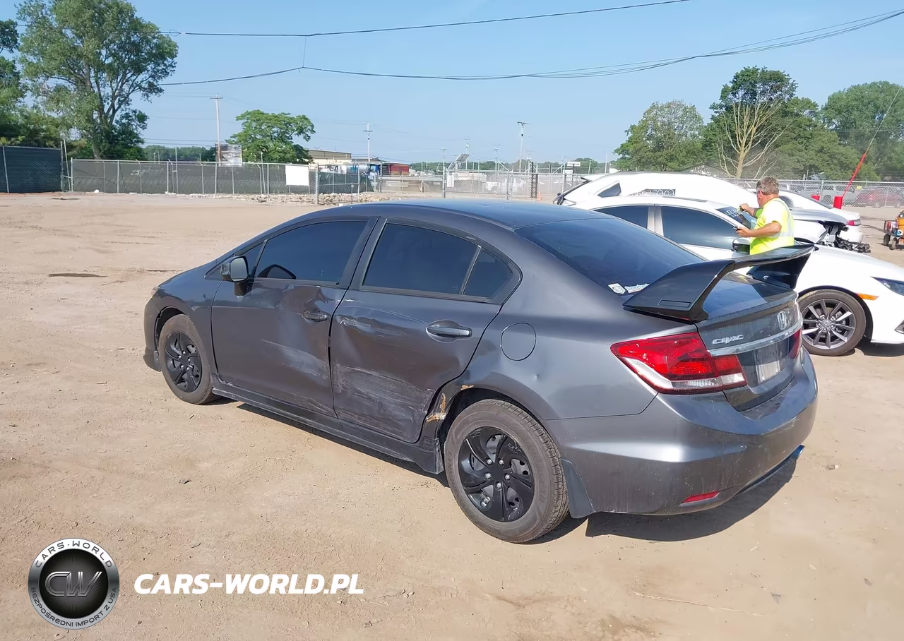 2013 Honda Civic Lx VIN:2HGFB2F58DH565571 - 3