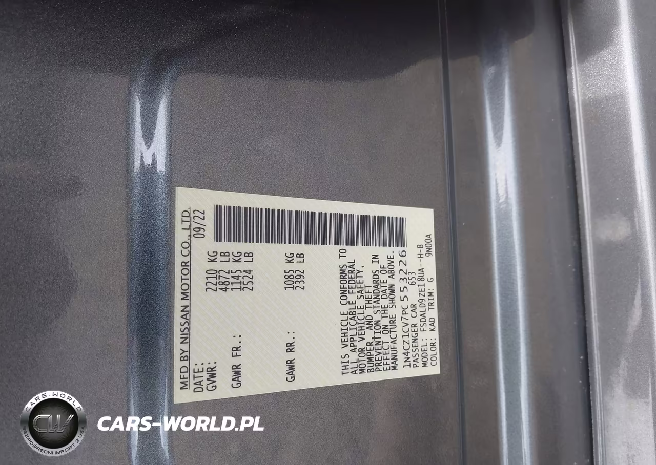 2023 Nissan Leaf Sv Plus 60 Kwh VIN:1N4CZ1CV7PC553226 - 9