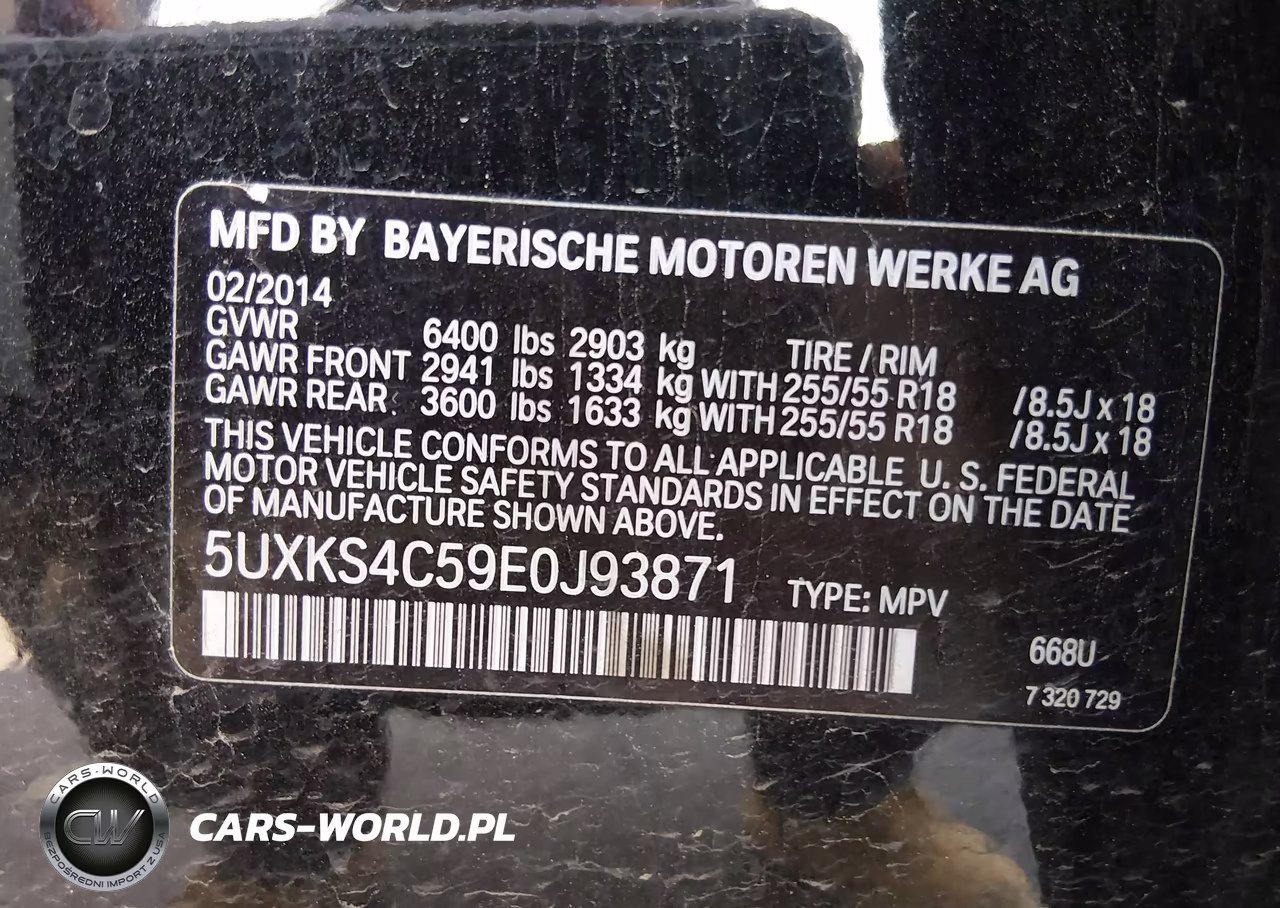 2014 BMW X5 xDrive35D VIN:5UXKS4C59E0J93871 - 9