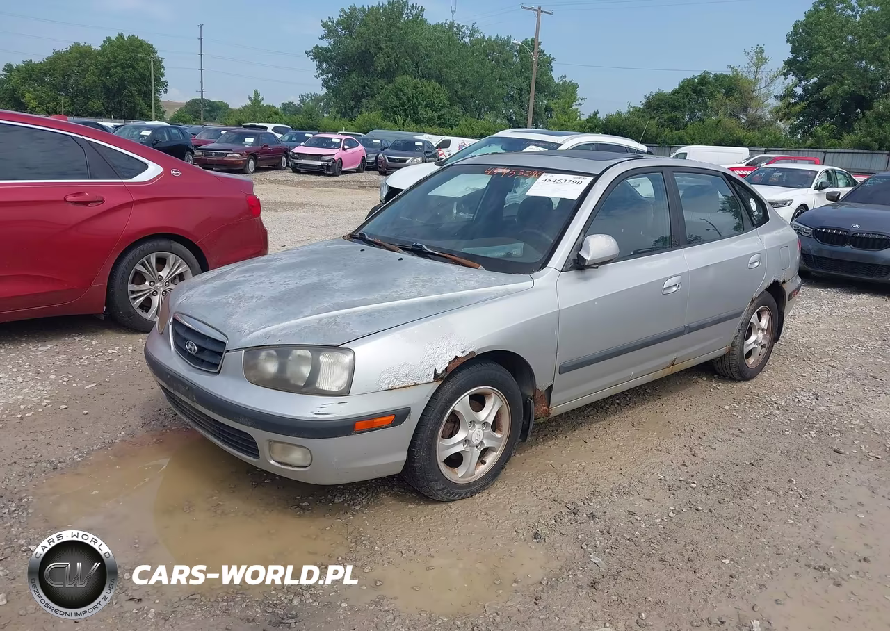 2002 Hyundai Elantra Gt VIN:KMHDN55D22U043788 - 2