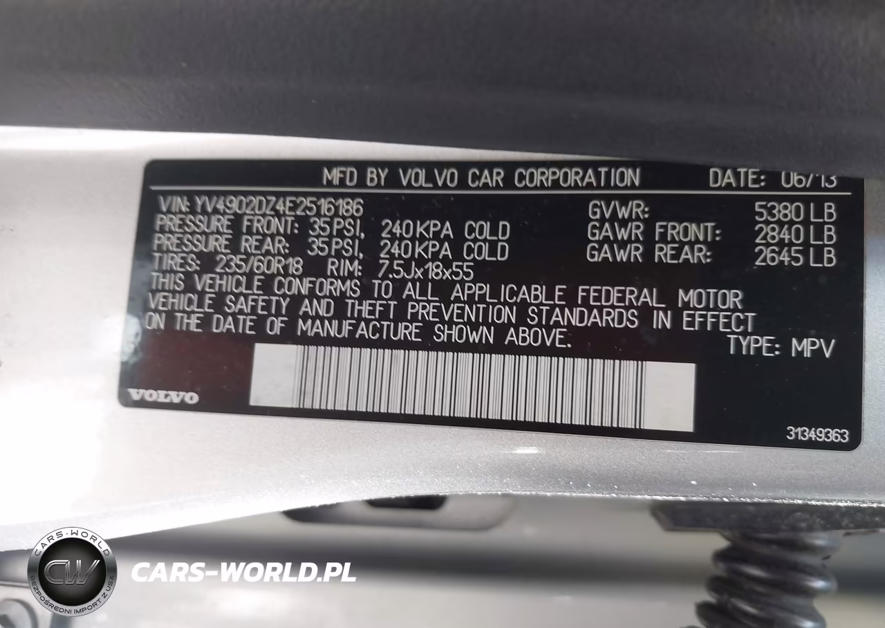 2014 Volvo Xc60 T6 R-Design Premier Plus VIN:YV4902DZ4E2516186 - 9