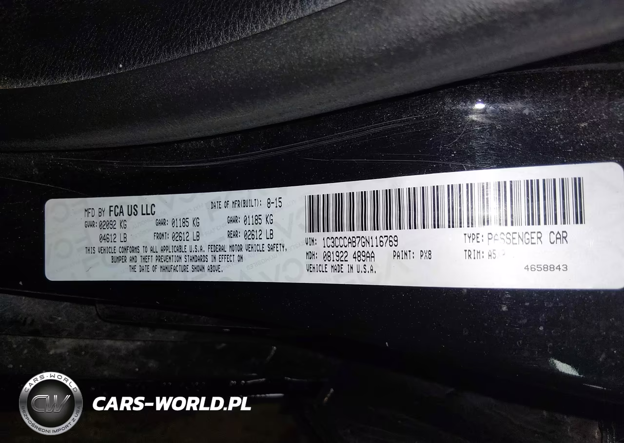 2016 Chrysler 200 Limited VIN:1C3CCCAB7GN116769 - 9