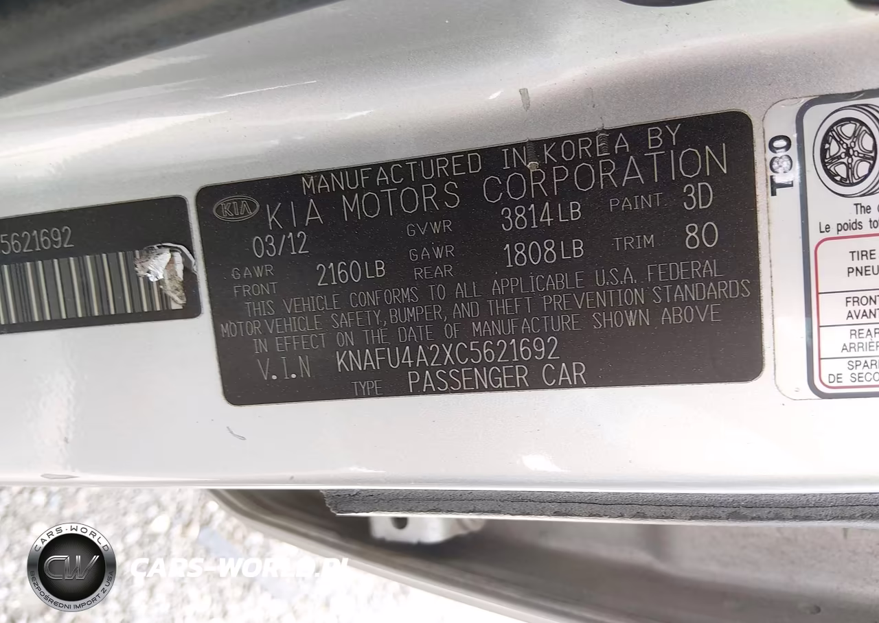 2012 Kia Forte Ex VIN:KNAFU4A2XC5621692 - 9