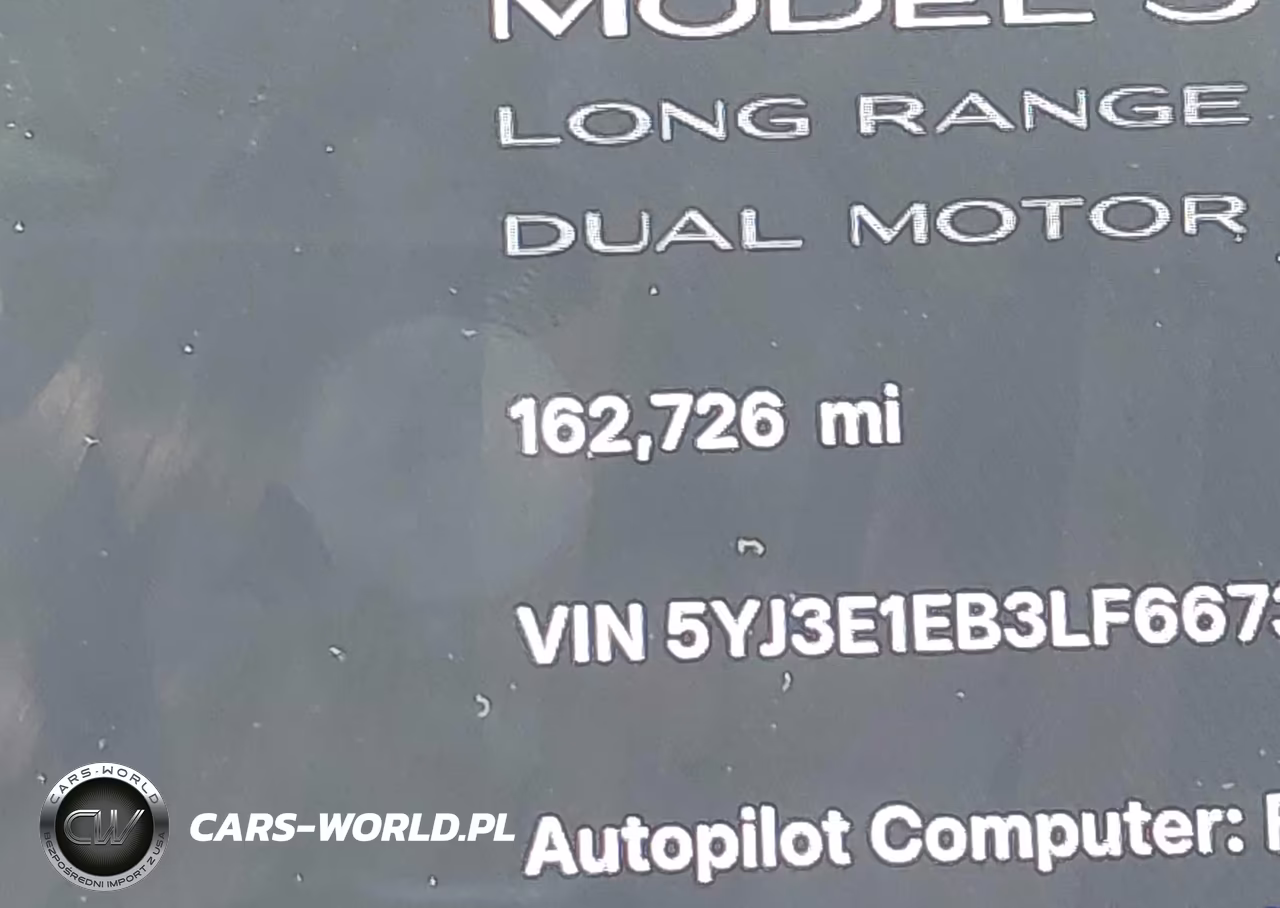 2020 Tesla Model 3 Long Range Dual Motor All-Wheel Drive VIN:5YJ3E1EB3LF667357 - 7