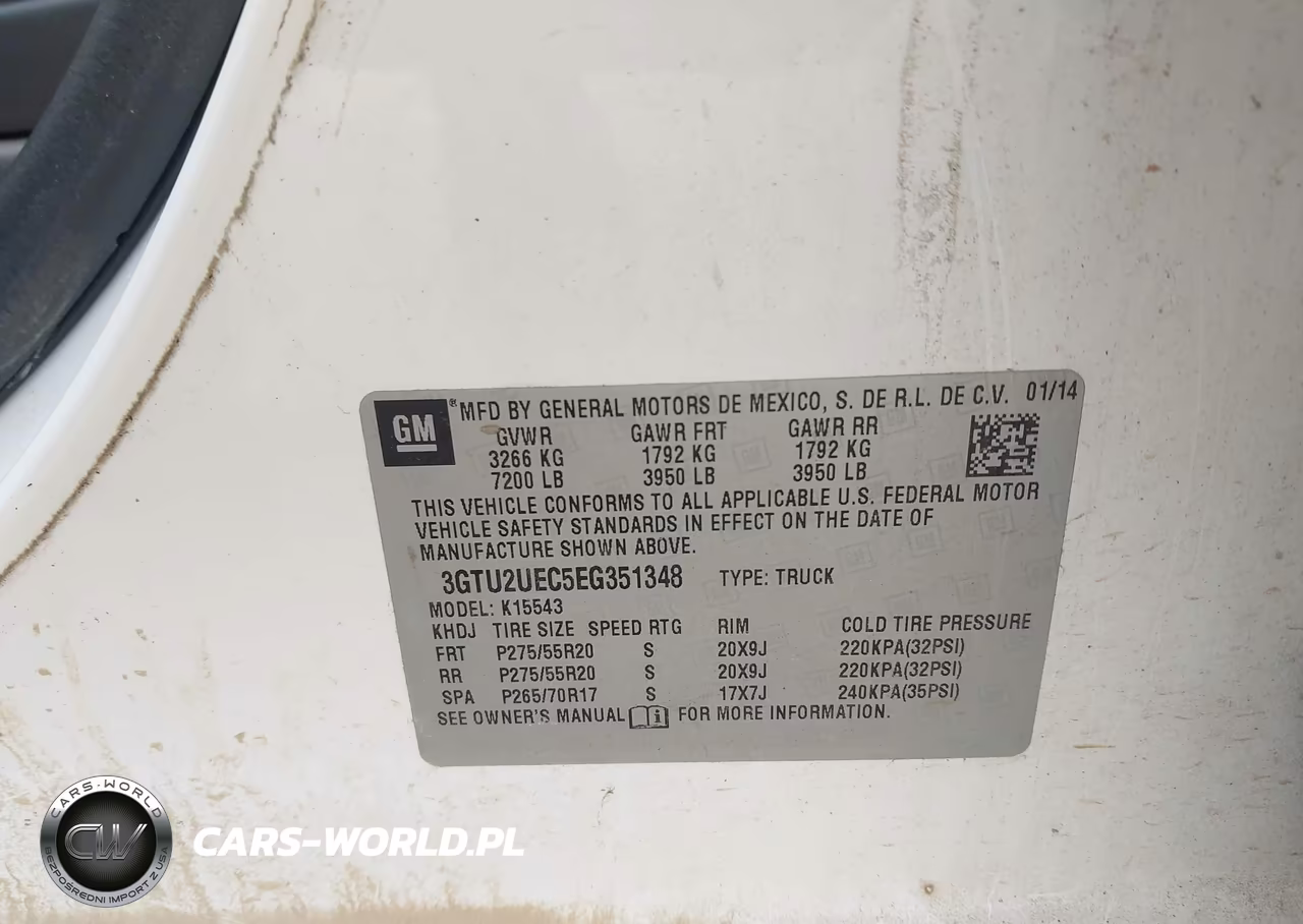 2014 GMC Sierra 1500 Sle VIN:3GTU2UEC5EG351348 - 9