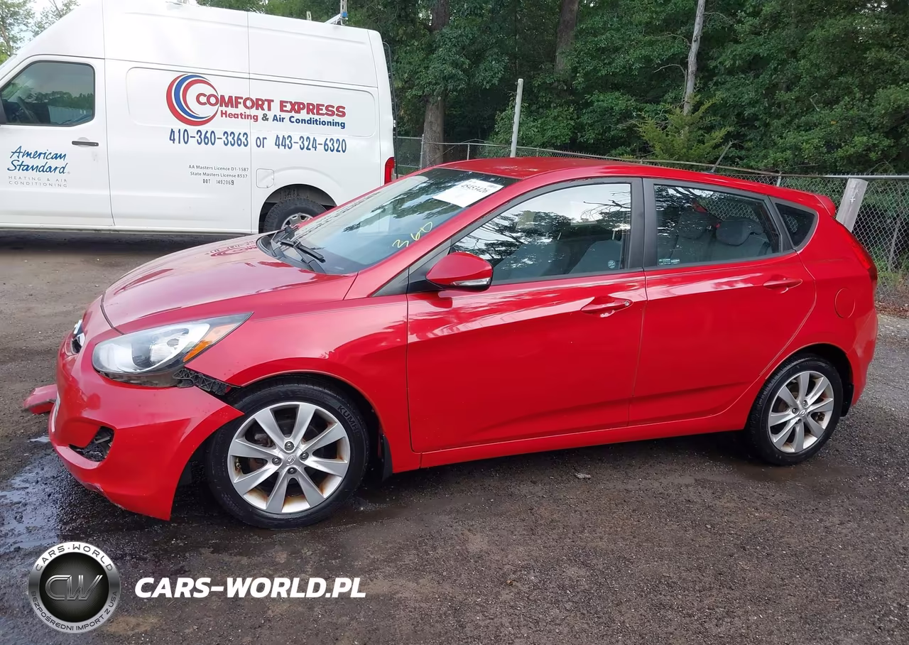 2013 Hyundai Accent Se VIN:KMHCU5AE0DU100201 - 14